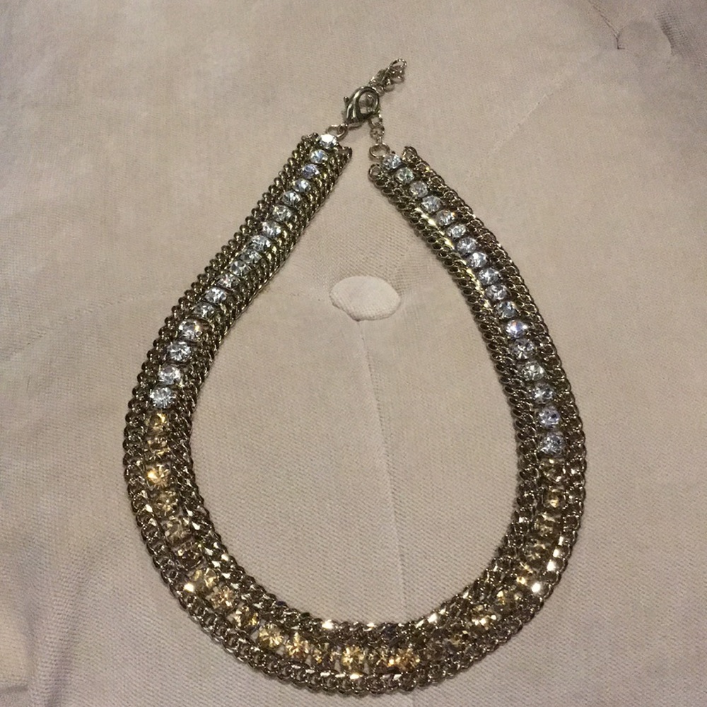 Gold costume jewelry necklace